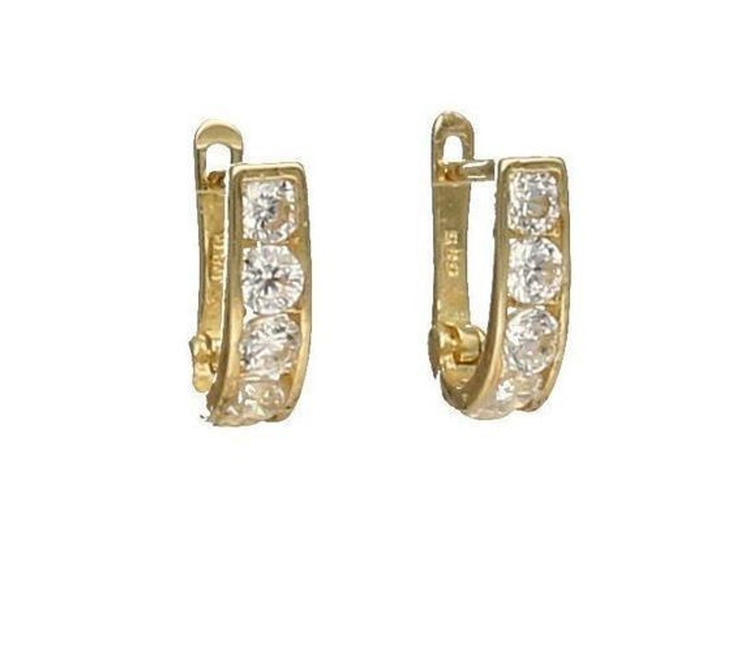 Złote kolczyki dla dziewczynki KL 1 375. Piękne, złote kolczyki dla dziewczynki wykonane z wysokiej jakości złota próby 375.jpg